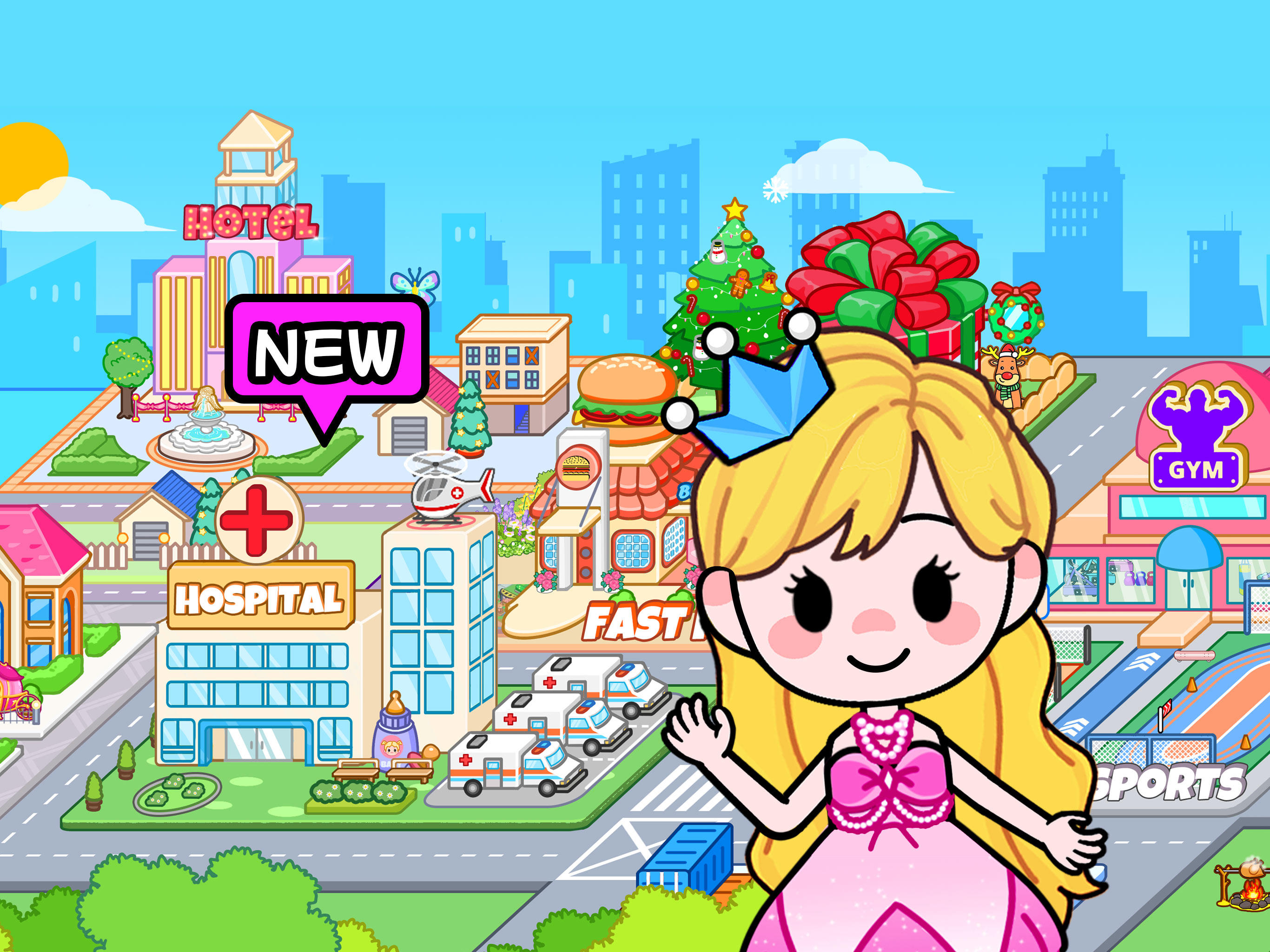 Princess Town Decorating Games screenshot game