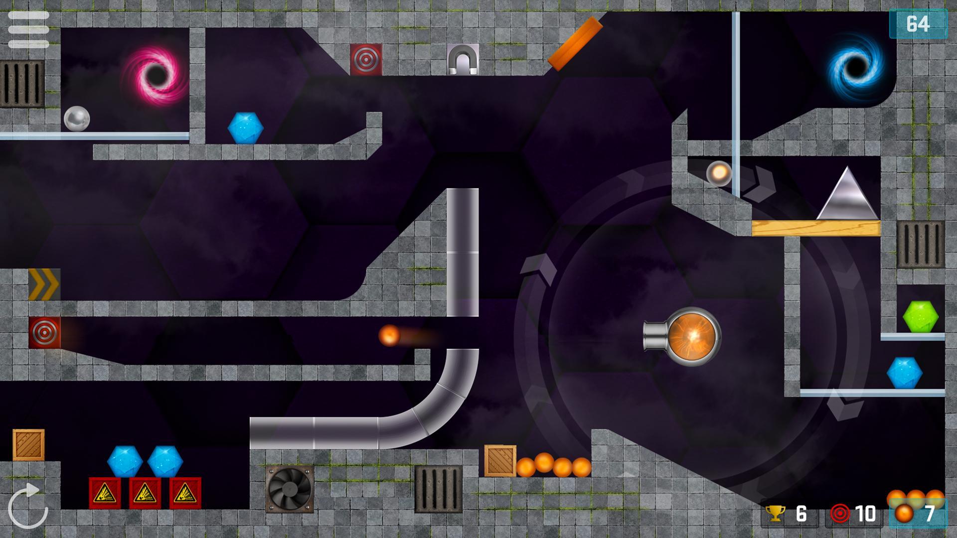 Captura de Tela do Jogo HEXASMASH 2 - Ball Shooter