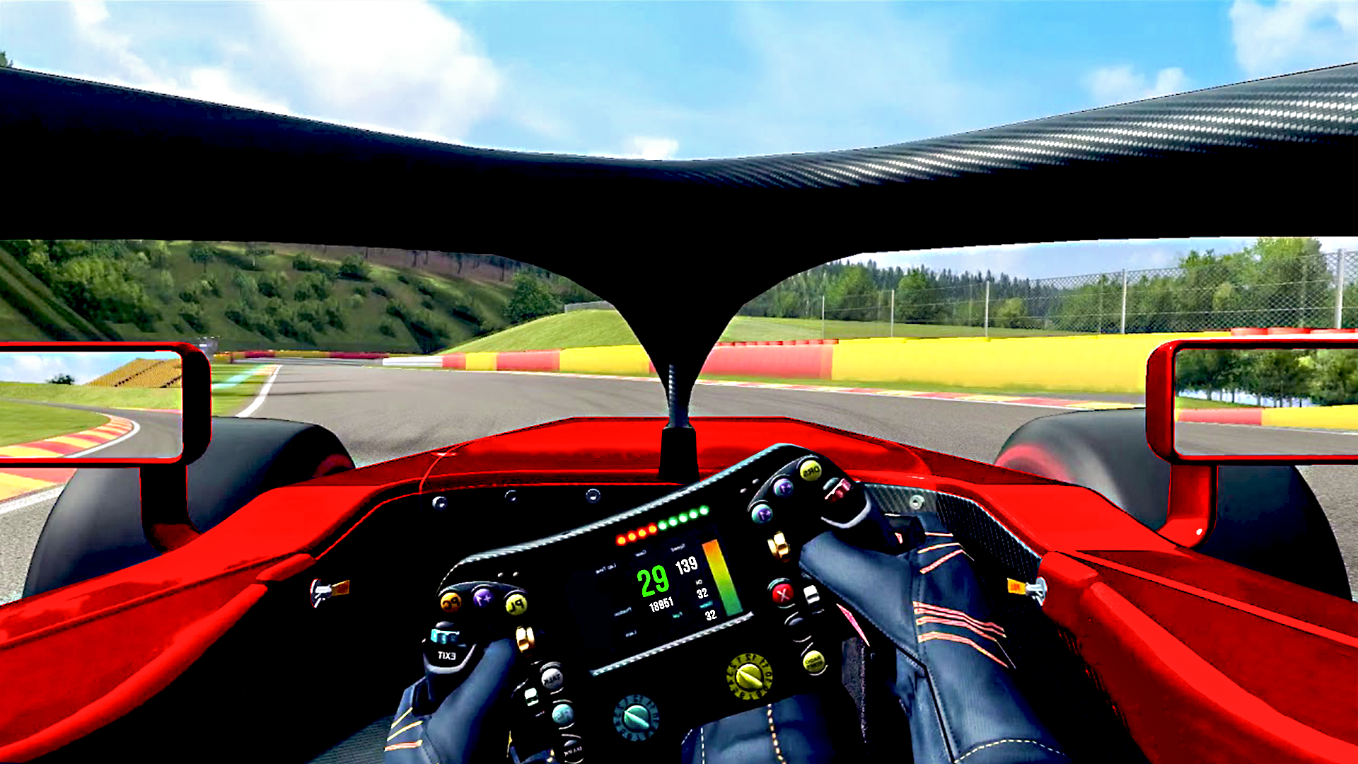 Formula racing car game 3d screenshot game