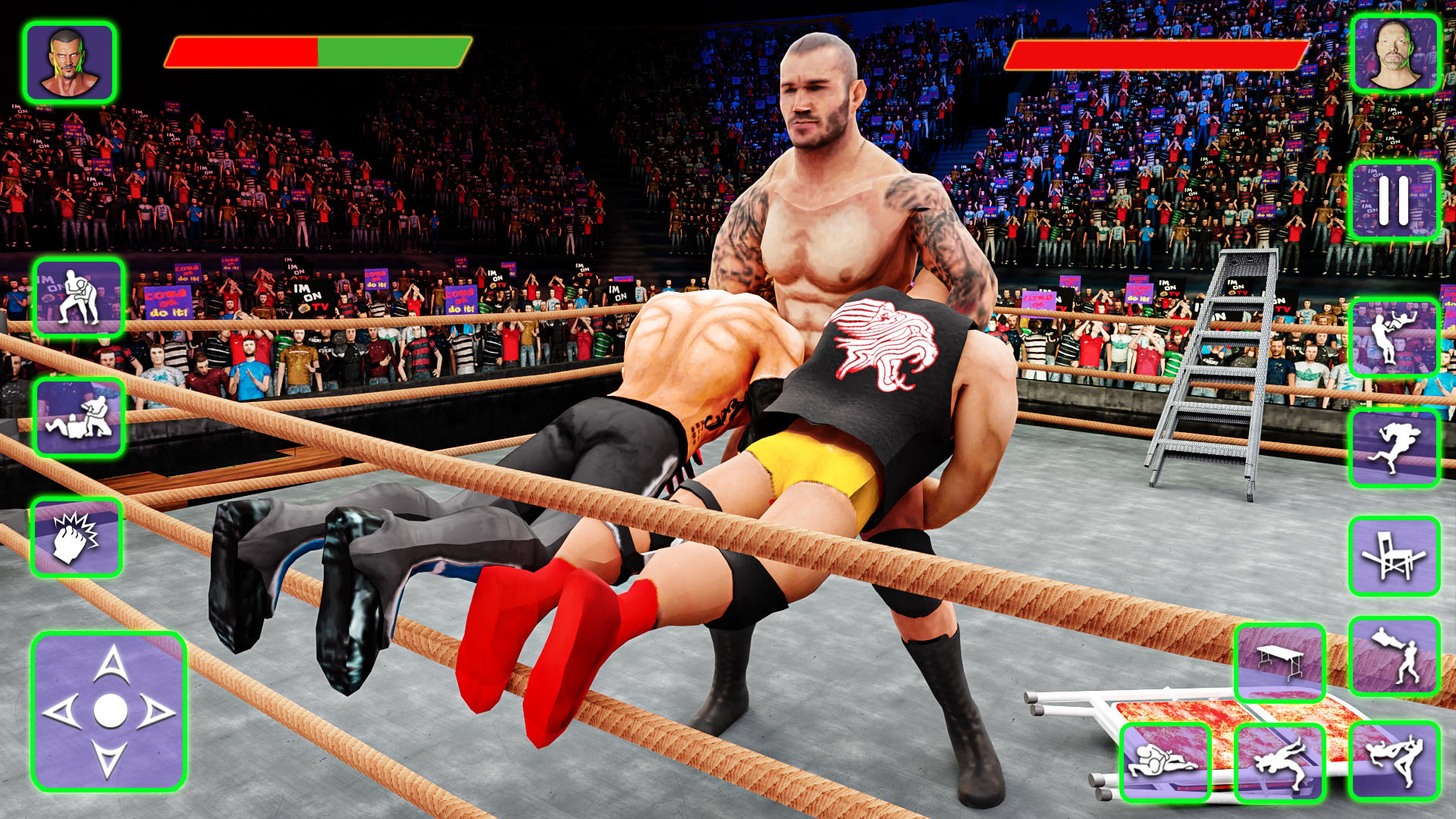 Captura de Tela do Jogo Real Wrestlig champions games