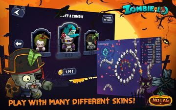 Cuplikan Layar Game Zombie.io: Slither Hunter