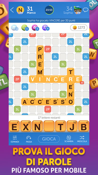 Screenshot 1 of Words With Friends 2 – Parole 21.80.3