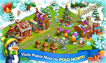 Captura de Tela do Jogo Granja Ano Novo de Papai Noel