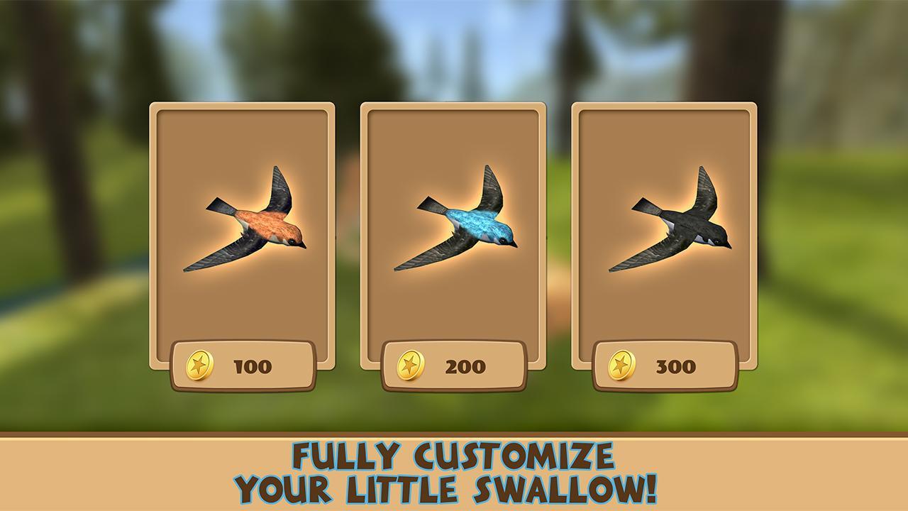 Screenshot of Swallow Simulator - Flying Bird Adventure