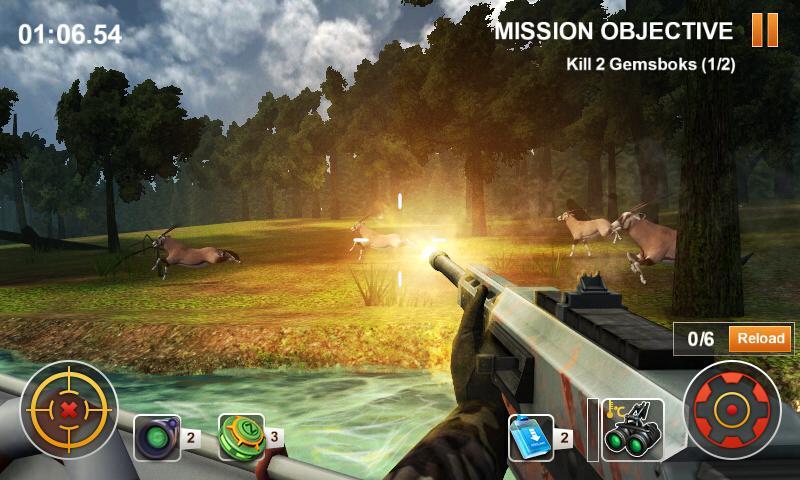 황야 수렵 - Hunting Safari 3D 게임 스크린 샷