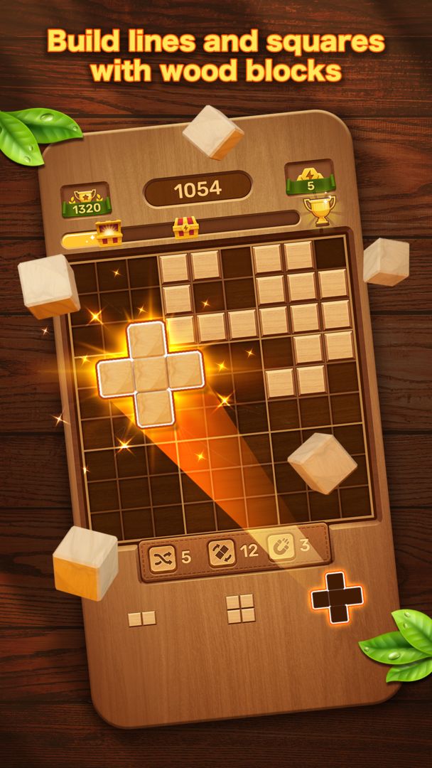 Just Blocks: Wood Block Puzzle ภาพหน้าจอเกม