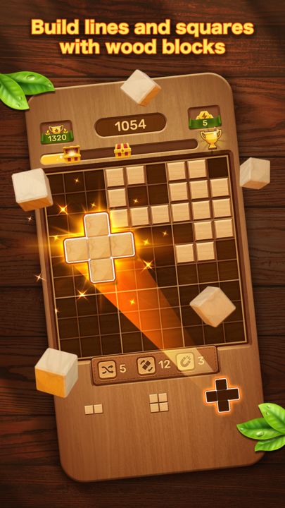 Screenshot 1 of Just Blocks: Wood Block Puzzle 0.85