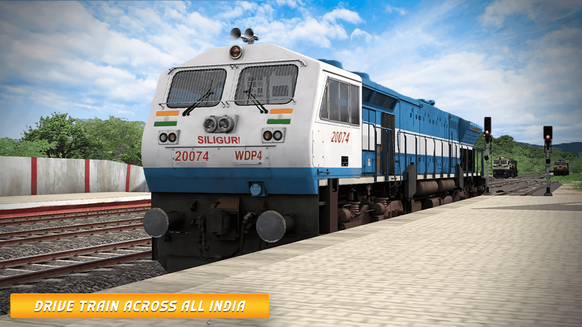 India Rail Sim: 3D Train Game遊戲截圖