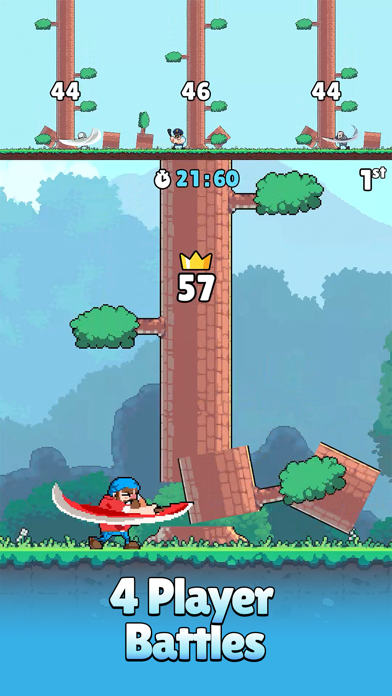 Captura de Tela do Jogo Timberman 2 - VS Battle