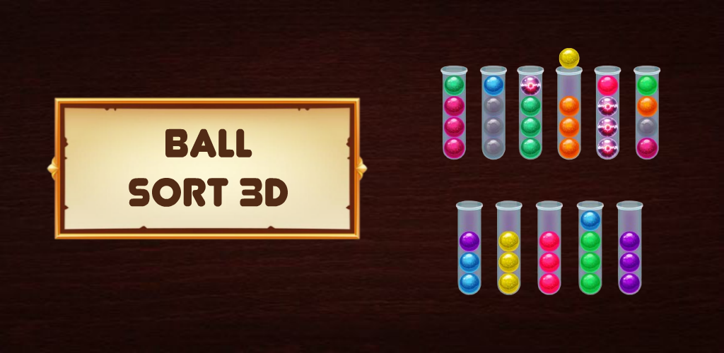 Screenshot dari video Color Ball Sort 3D