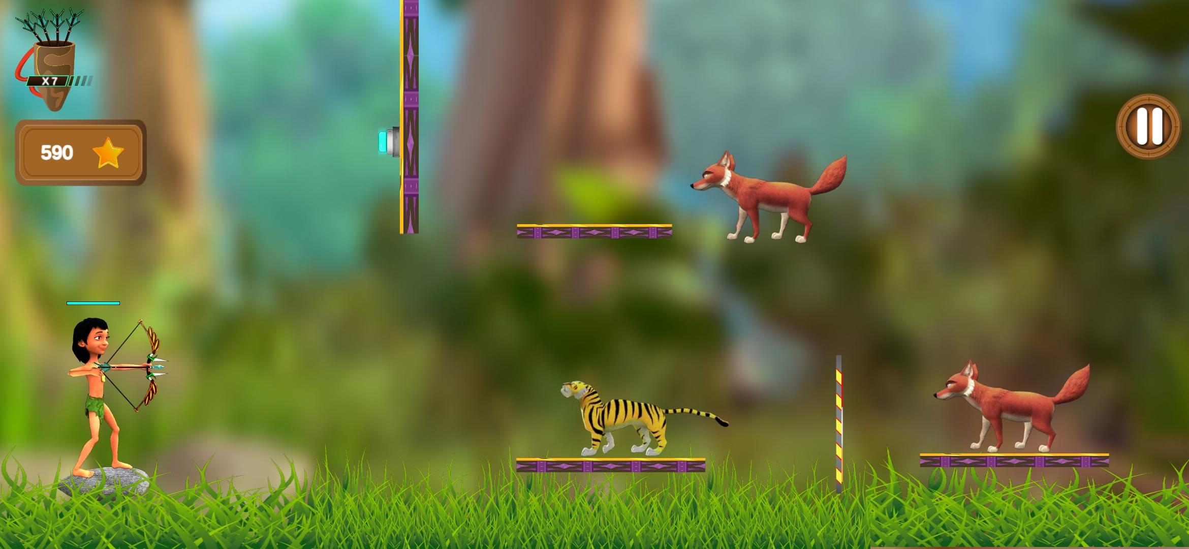 Mowgli Archer Hero Game Screenshot