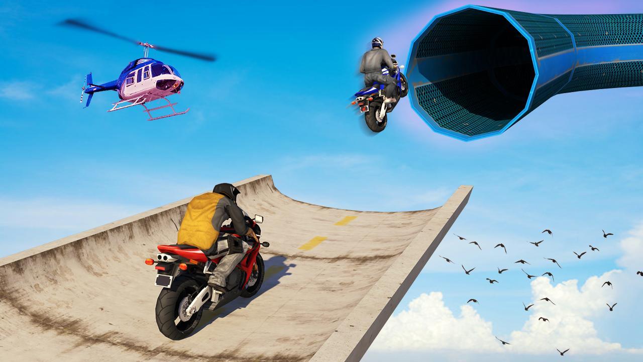 Motorbike Mega Ramp Stunts 게임 스크린 샷