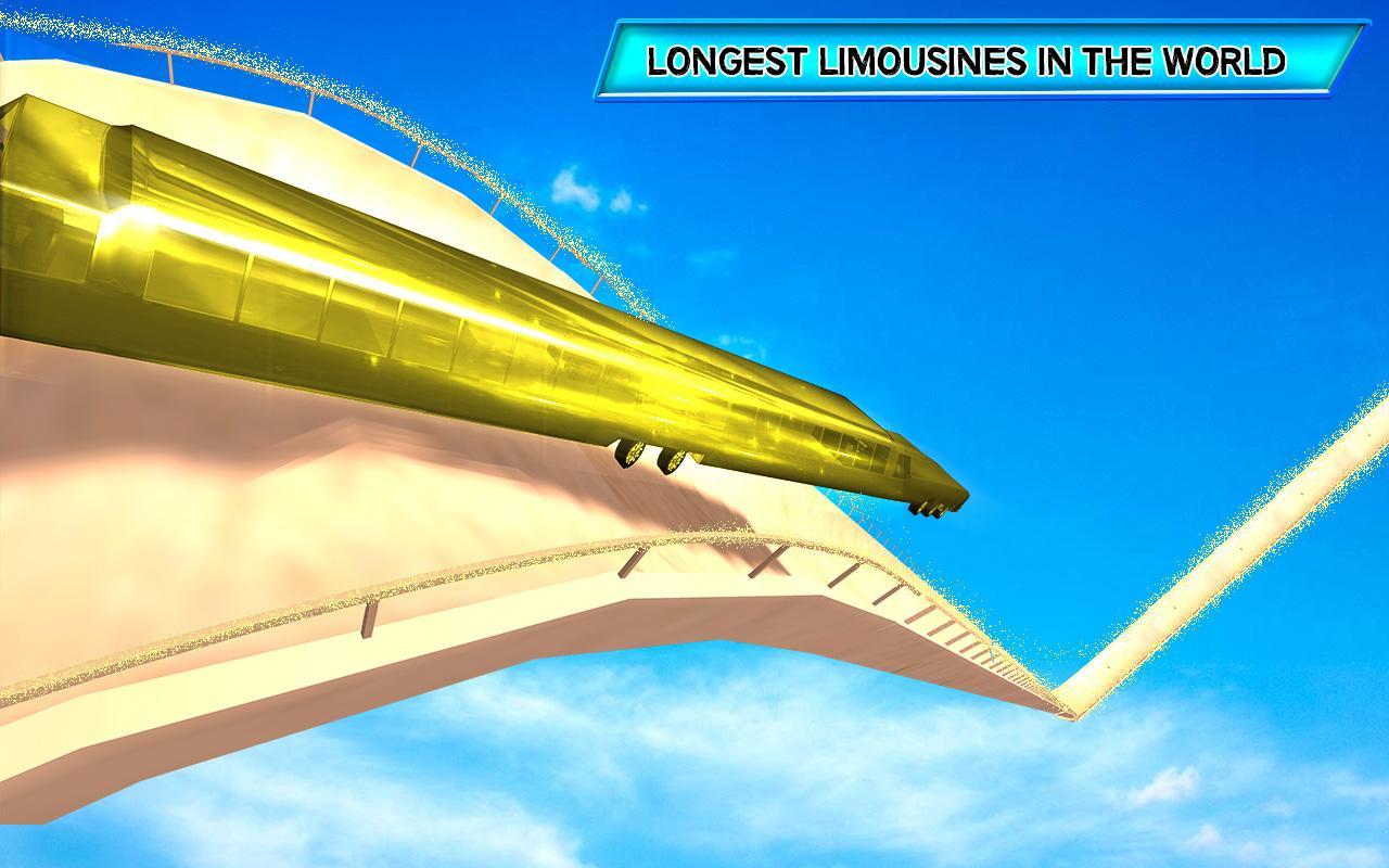 Extreme Limo Car Ramp Racing Impossible Tracks Game Screenshot