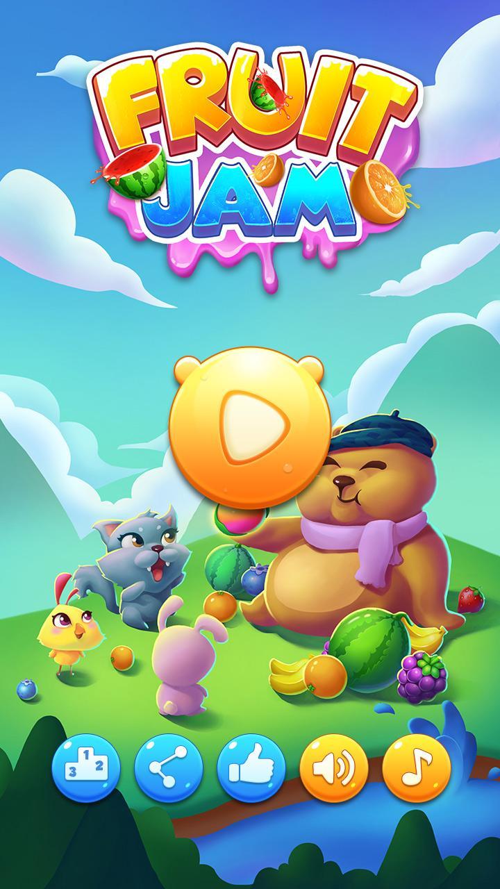 フルーツジャム - フルーツスプラッシュ ゲームのスクリーンショット