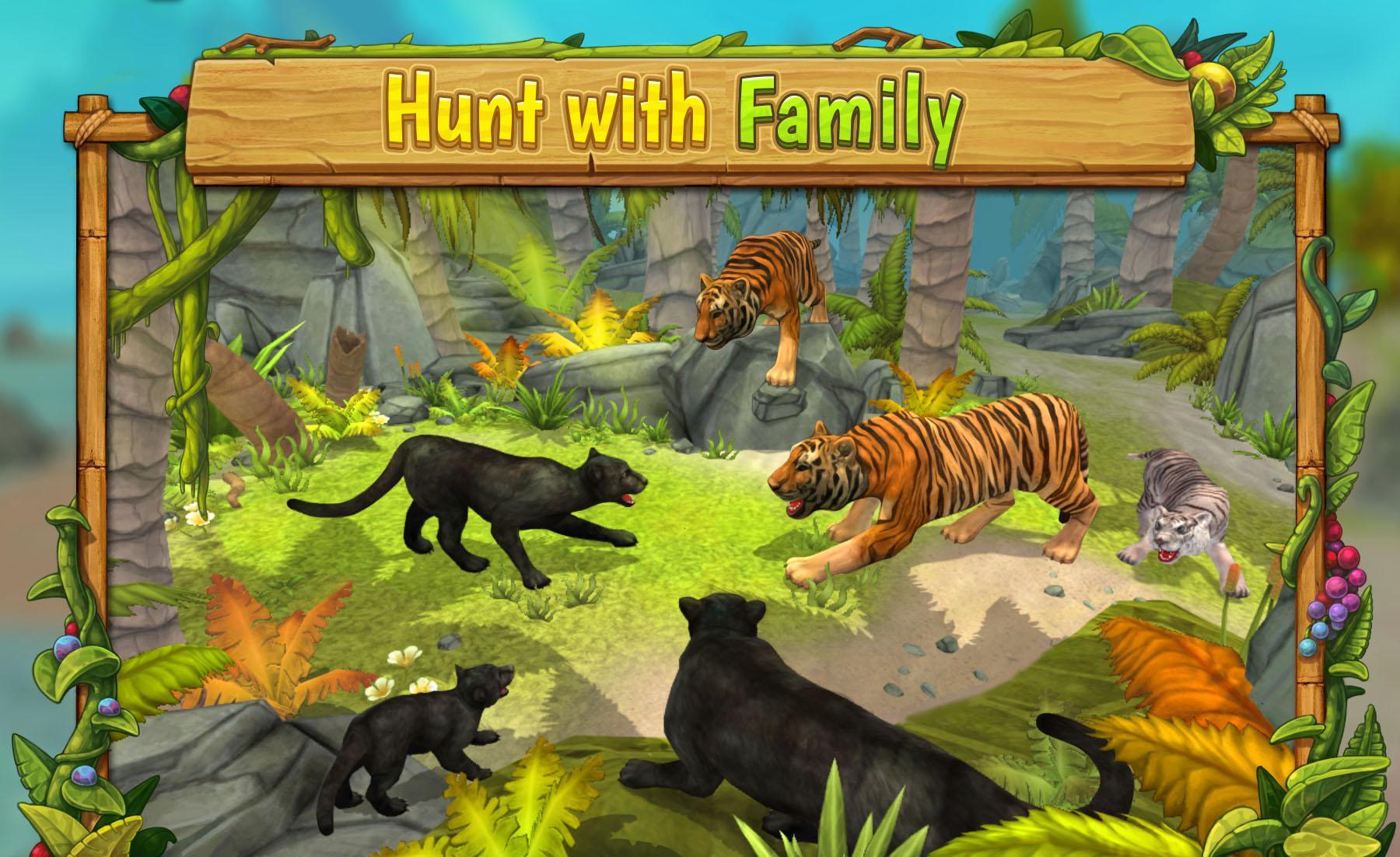 Panther Family Sim Online : Play Online Game Screenshot
