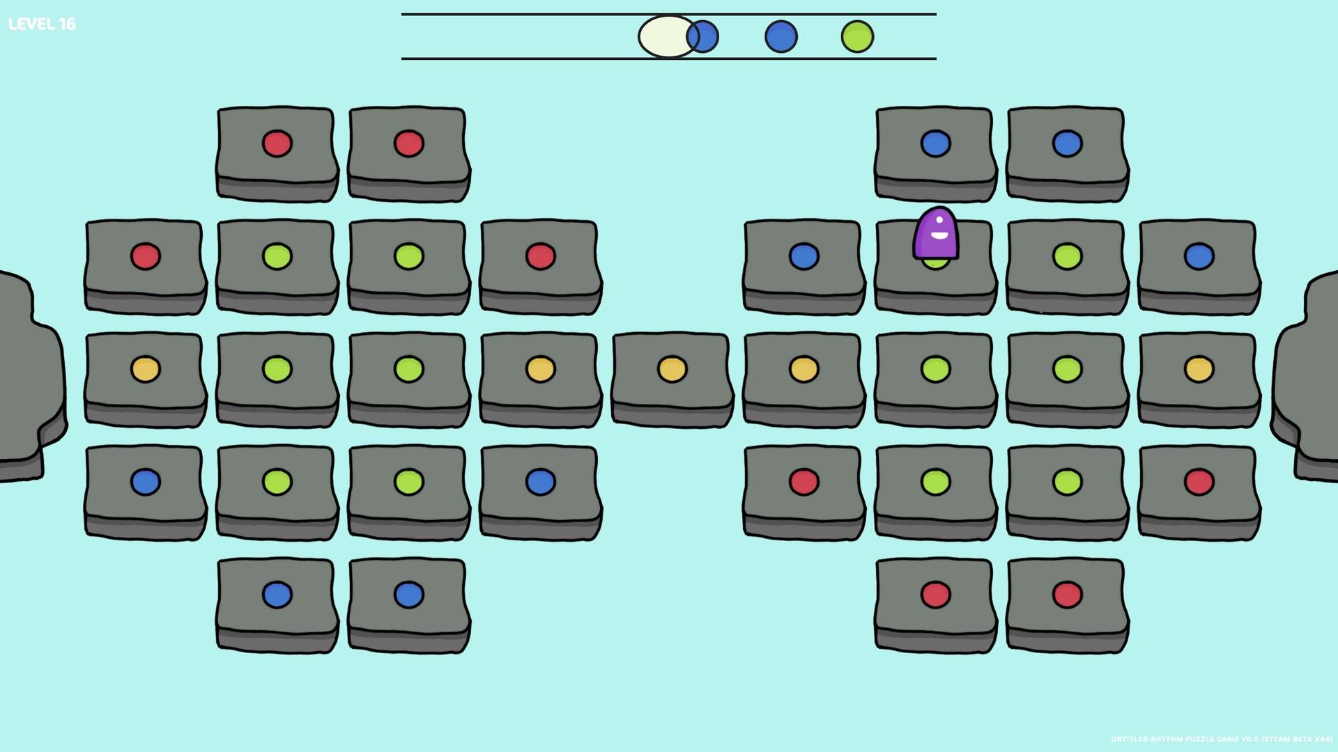 Screenshot of Untitled Rhythm Puzzle Game