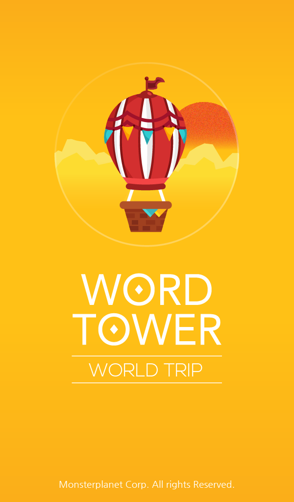 WORD TOWER - World Trip screenshot game