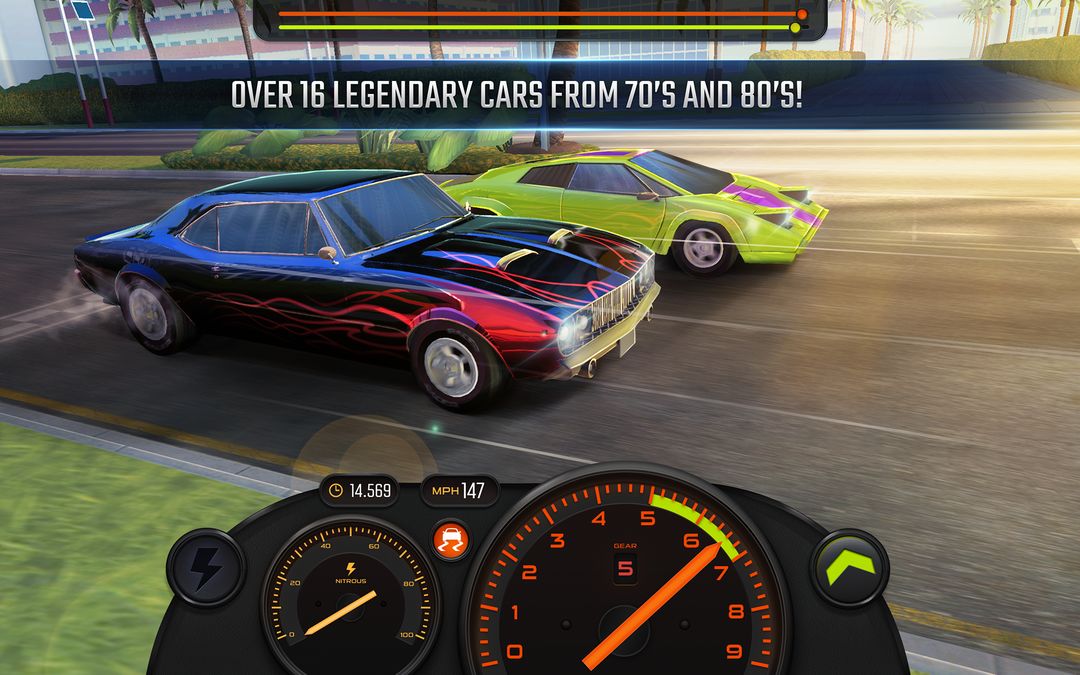 Screenshot of Racing Classics PRO: Drag Race