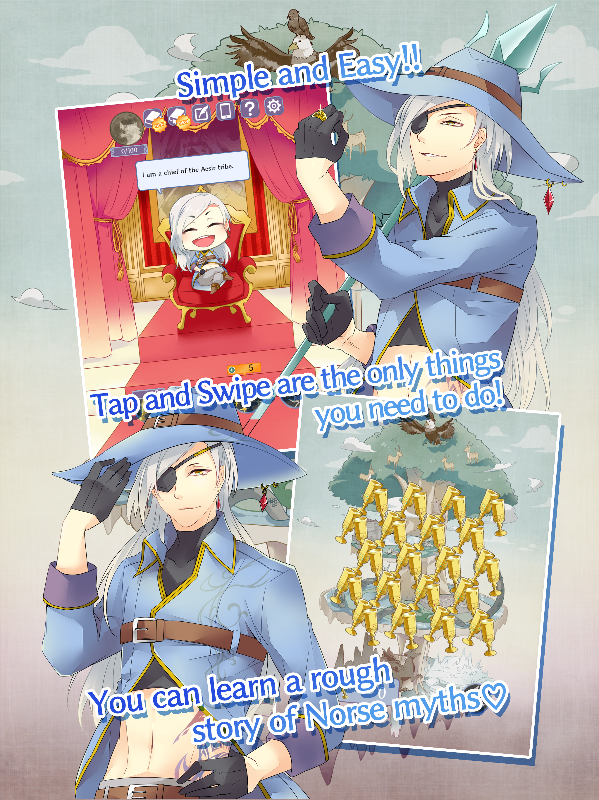 Cuplikan Layar Game The Life of Odin - Norse myths