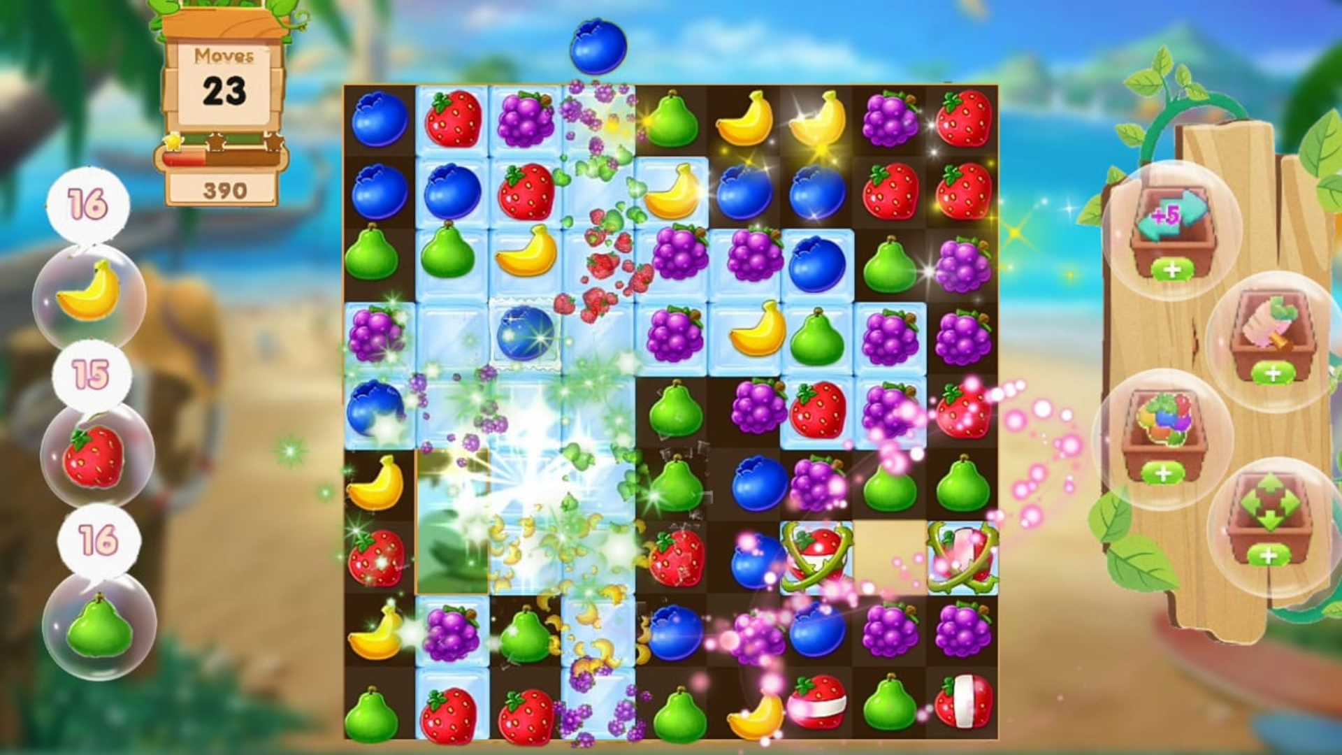 Cuplikan Layar Game Fruit Crush - Match 3 Blast