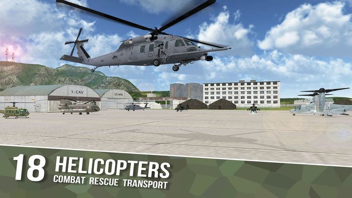 Screenshot 1 of Helicopter Sim Flight Simulato 1.97