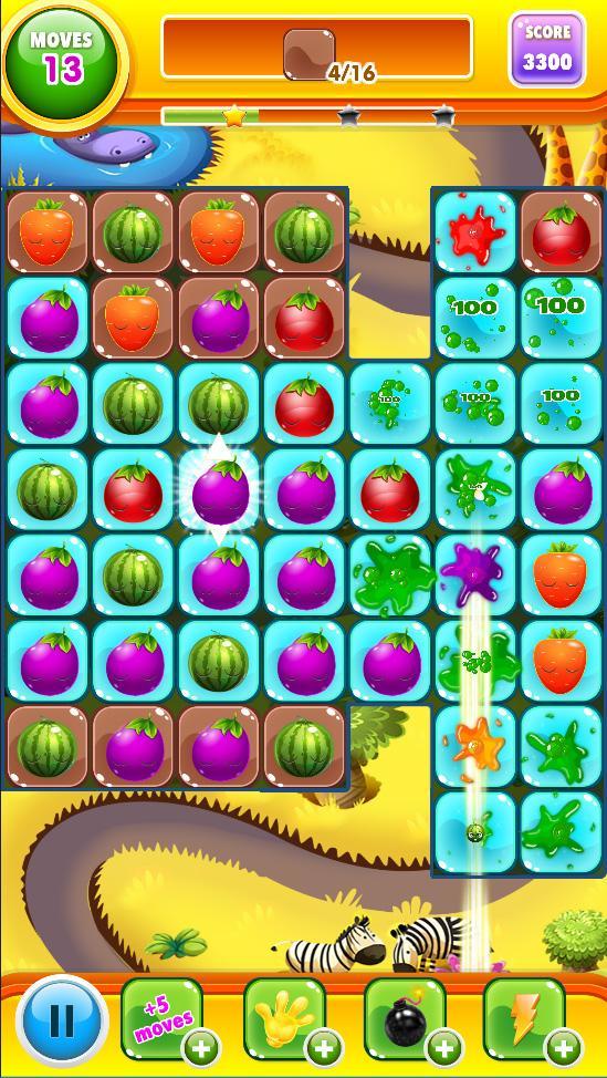Screenshot of Fruits Garden - Match 3