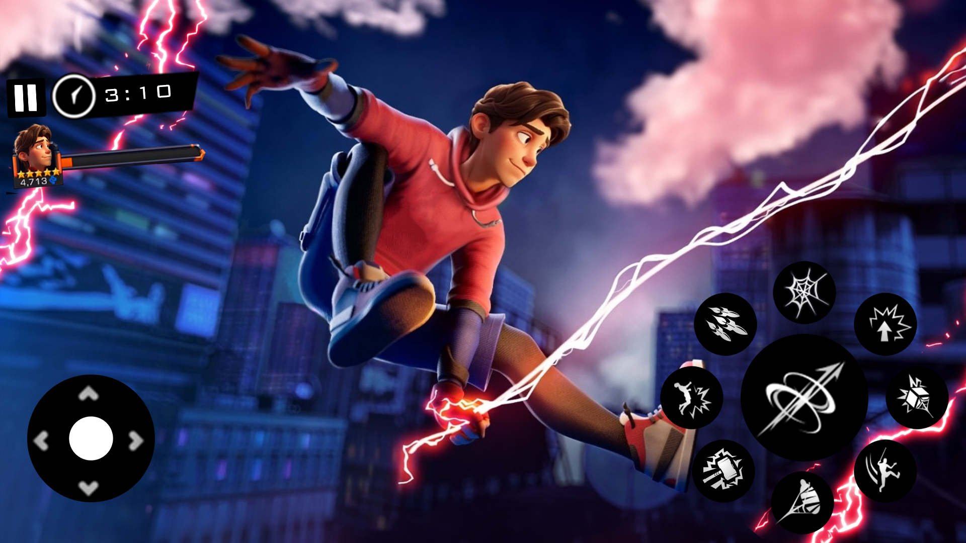 Screenshot of Spider Boy : Rope Hero Games