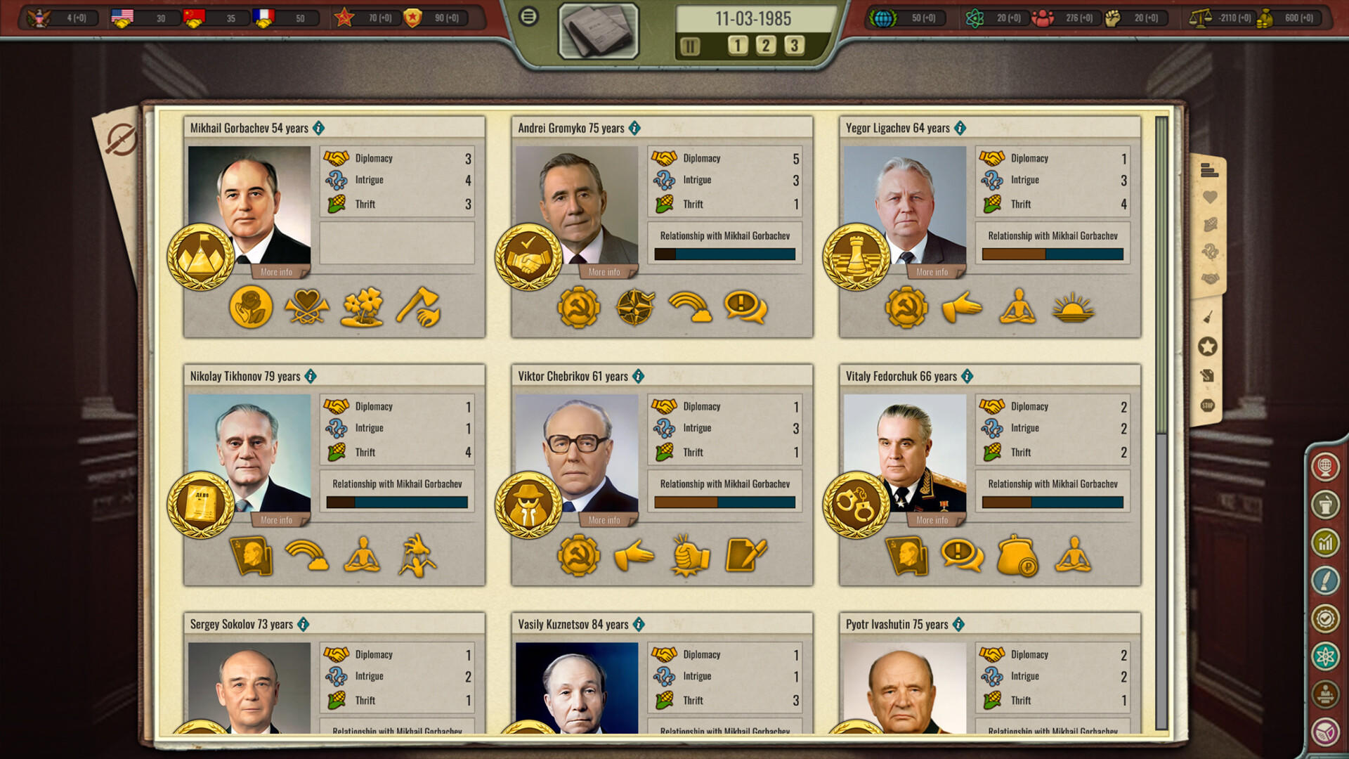 Crisis in the Kremlin: The Cold War screenshot game