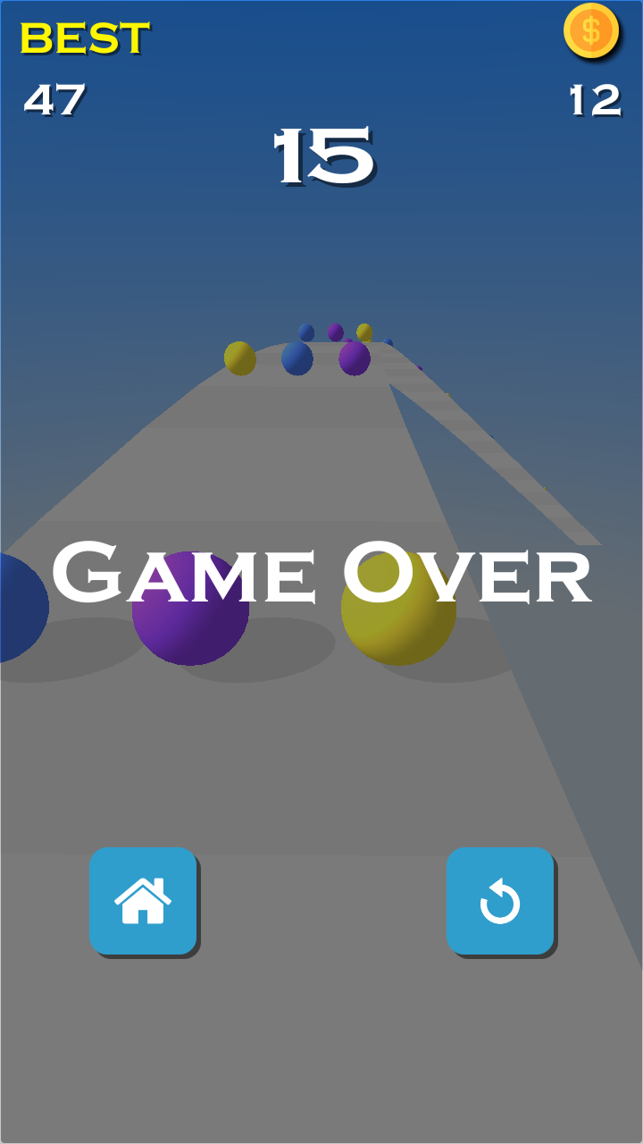 Twisty Color Road Game Screenshot