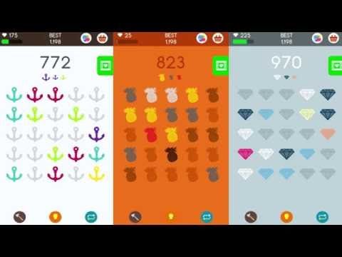 Screenshot of the video of Squares