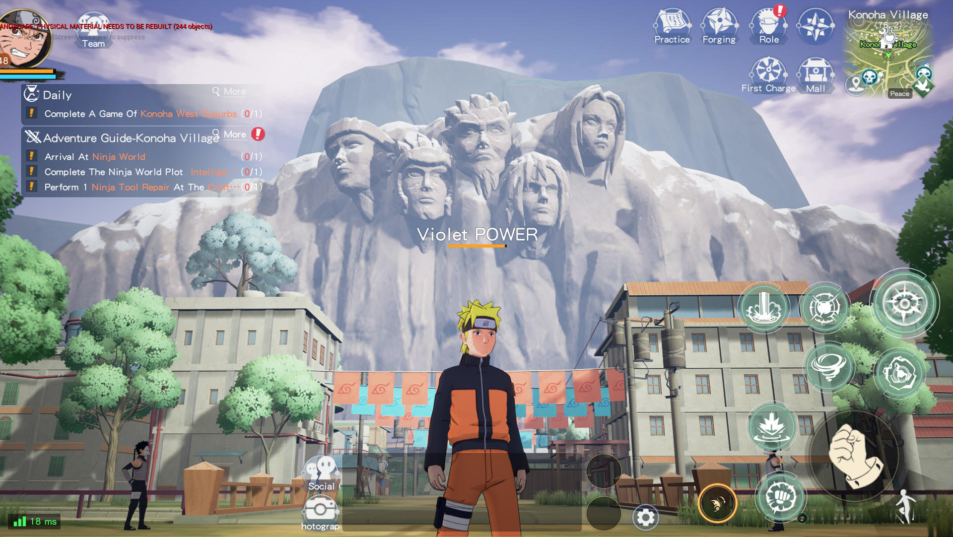 NARUTO SHIPPUDEN Game Screenshot