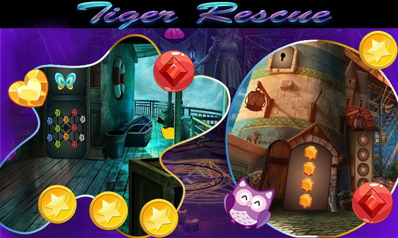 Best Escape Game -431- Tiger Rescue Game ภาพหน้าจอเกม
