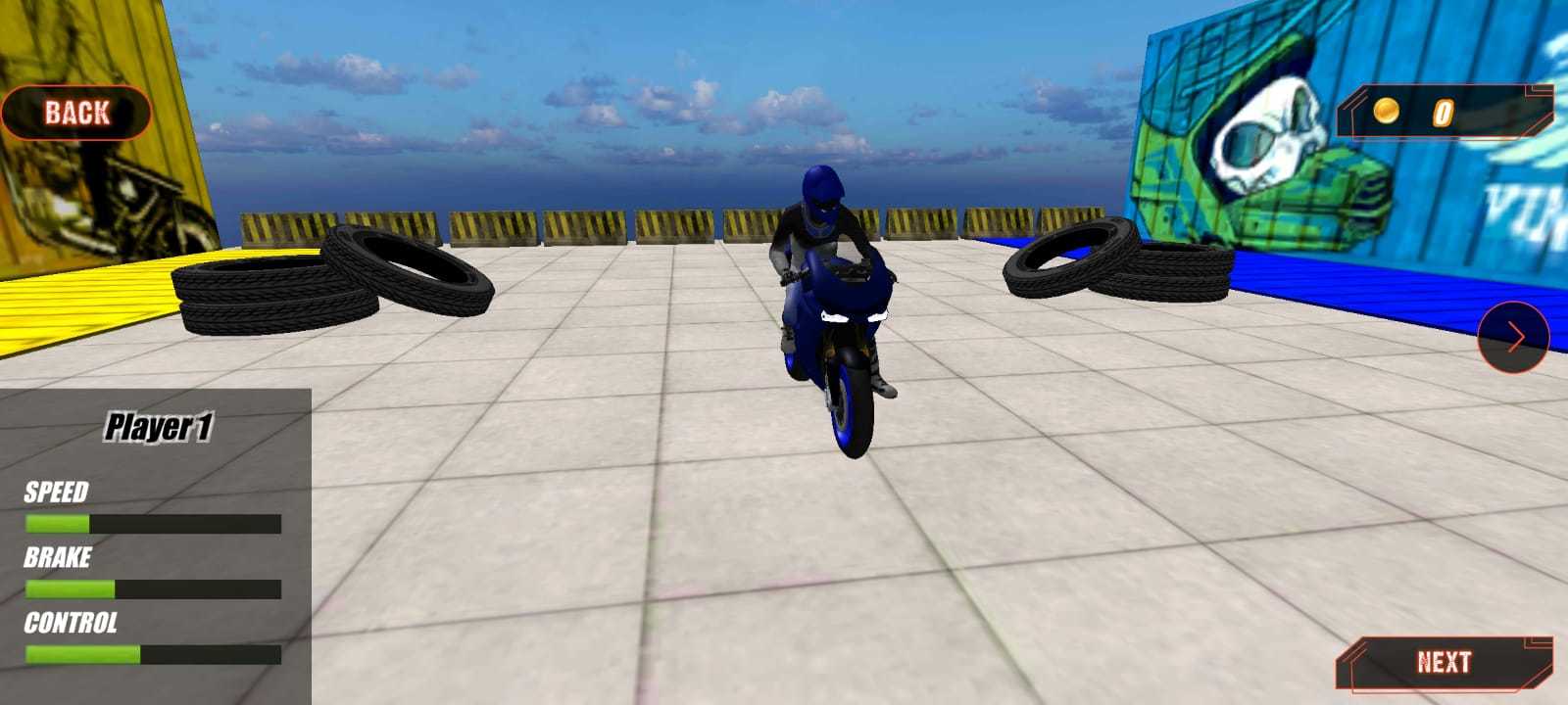 Bike Ramp Stunt City Game Screenshot