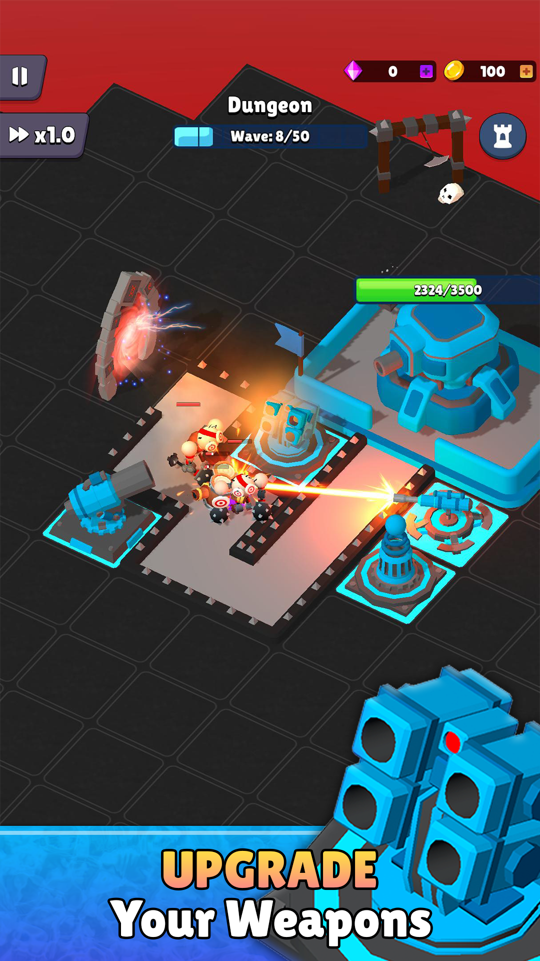 Defense.io Tower Defense TD Game Screenshot