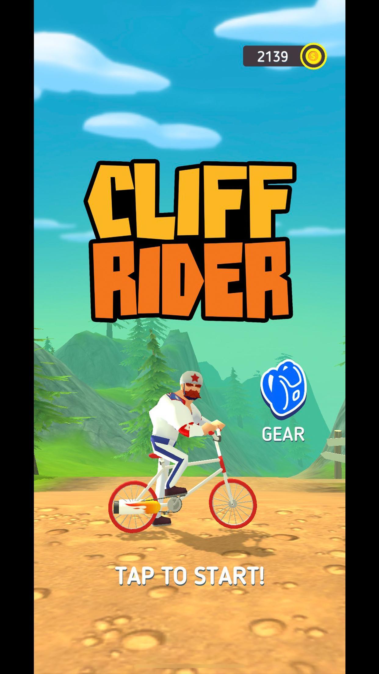 Cuplikan Layar Game Cliff Rider