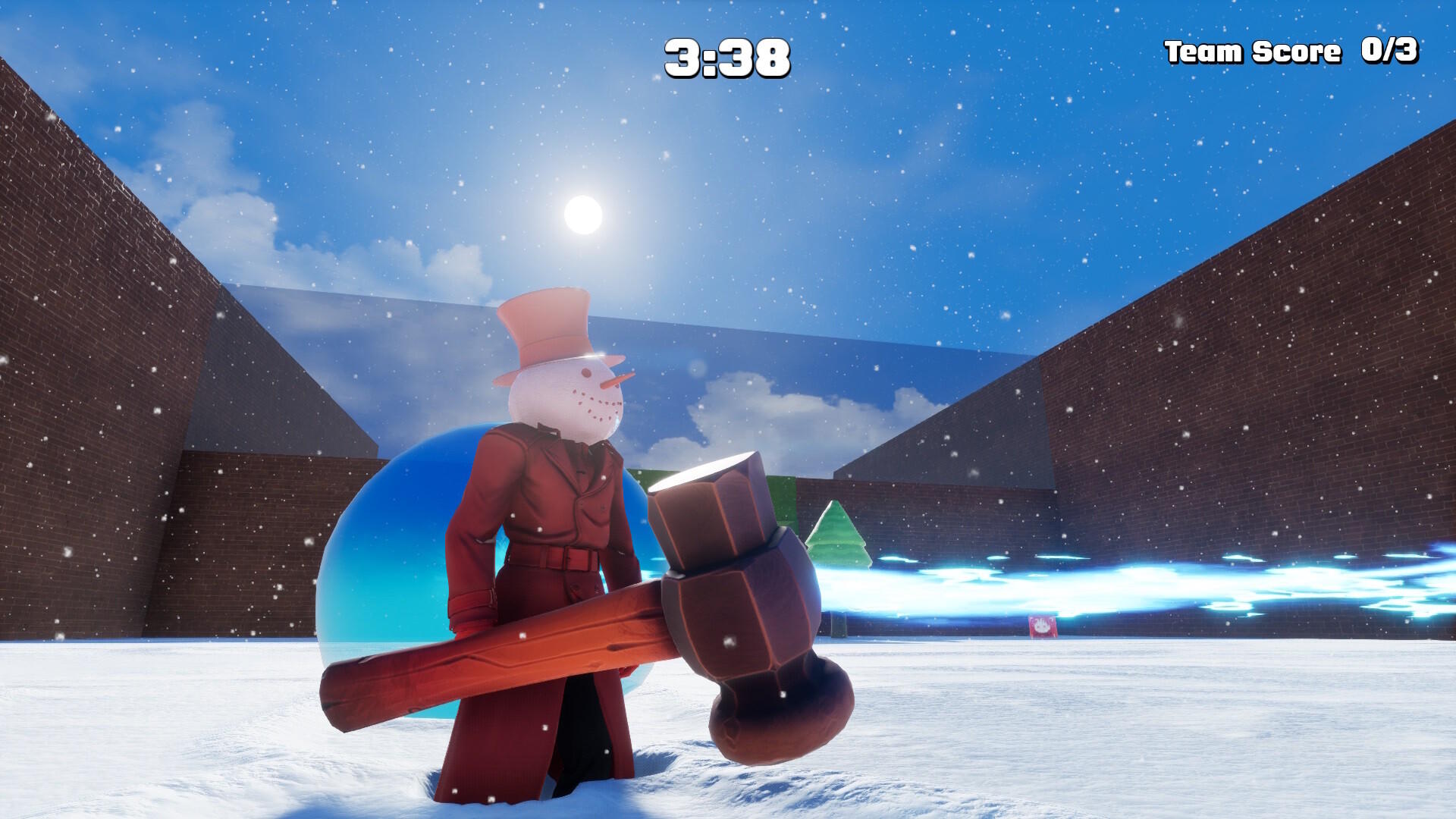 Friendly Snowball screenshot game