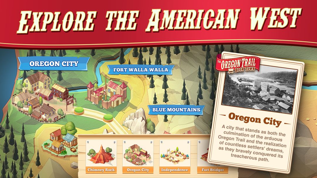 The Oregon Trail: Boom Town ภาพหน้าจอเกม