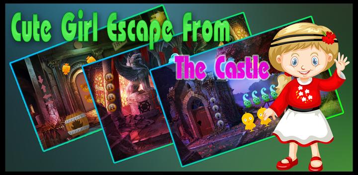 Banner of Cute Girl Escape From The Castle Best Escape -290 