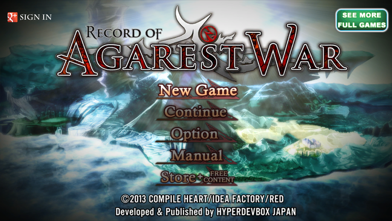 RPG Record of Agarest War ภาพหน้าจอเกม