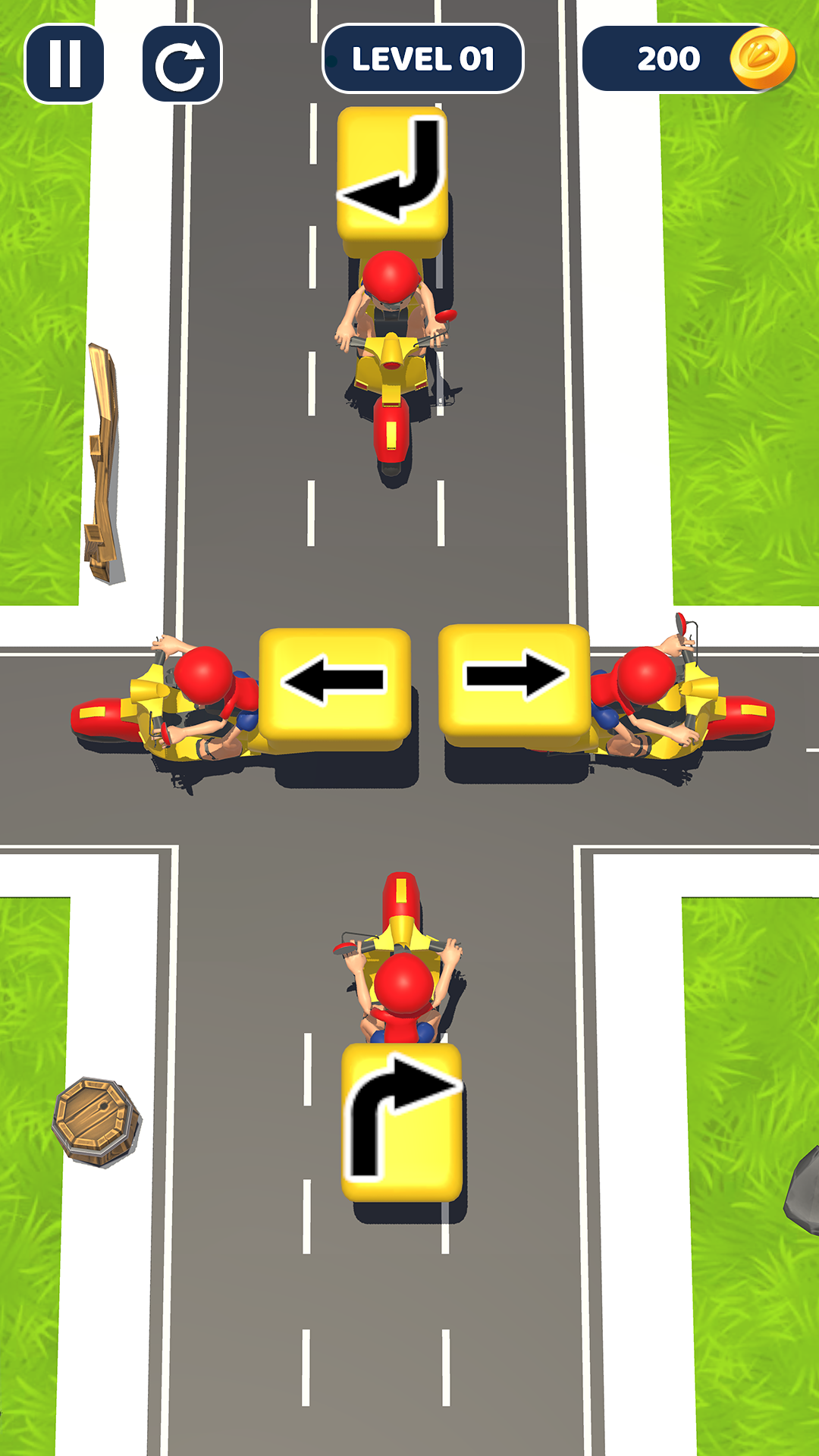 City Pizza Delivery Boy Games Game Screenshot