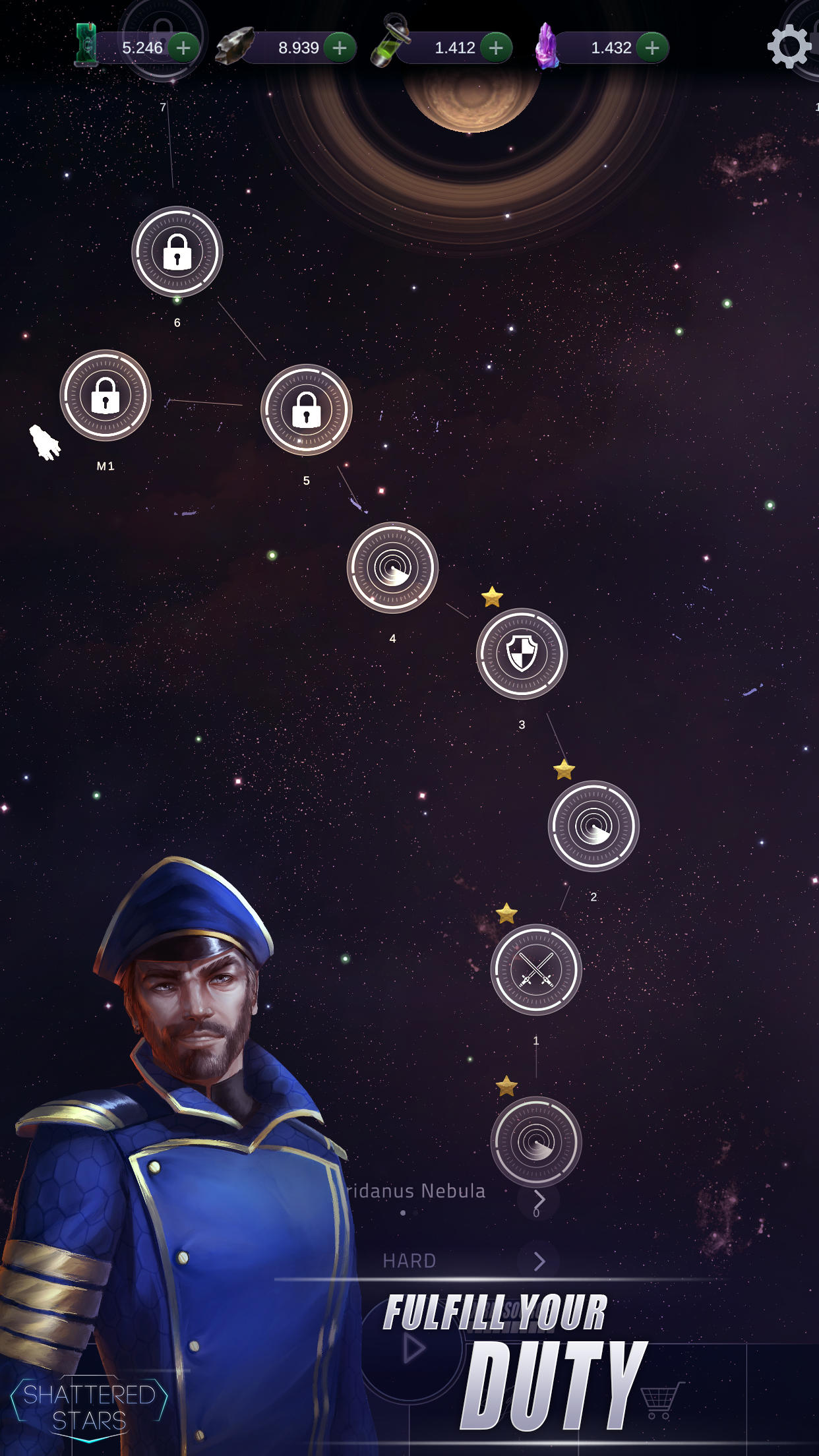 Shattered Stars screenshot game