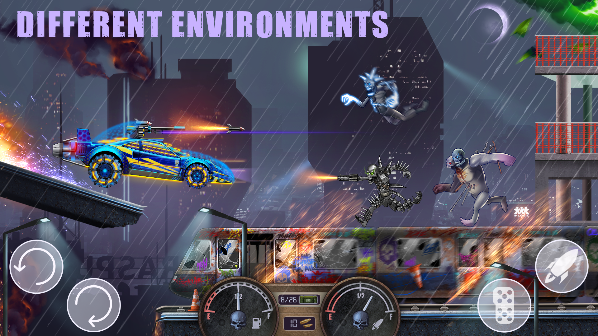 Screenshot of Zombie Hill Racing PRO - Climb