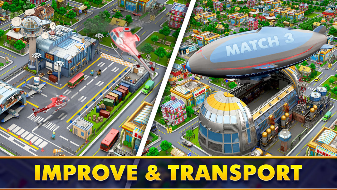 Mayor Match building & match-3 screenshot game