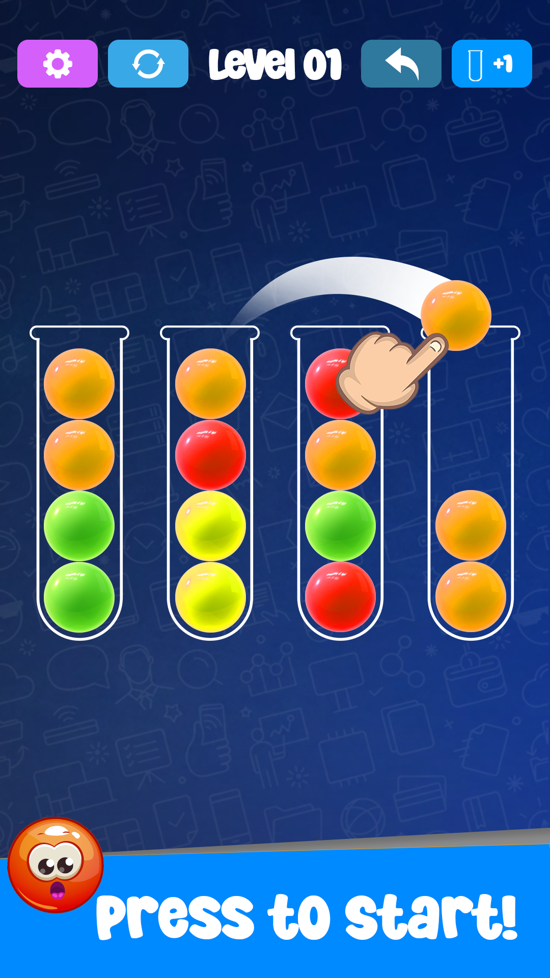 Ball Sort Games - Puzzle Sort Game Screenshot