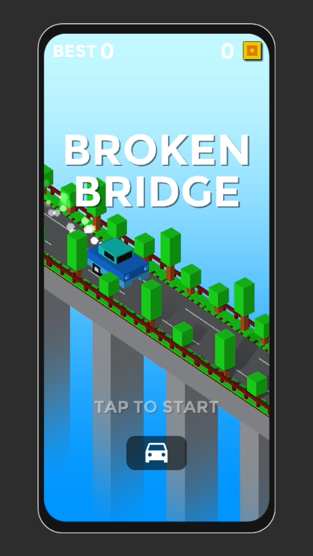 Cuplikan Layar Game Broken Bridge