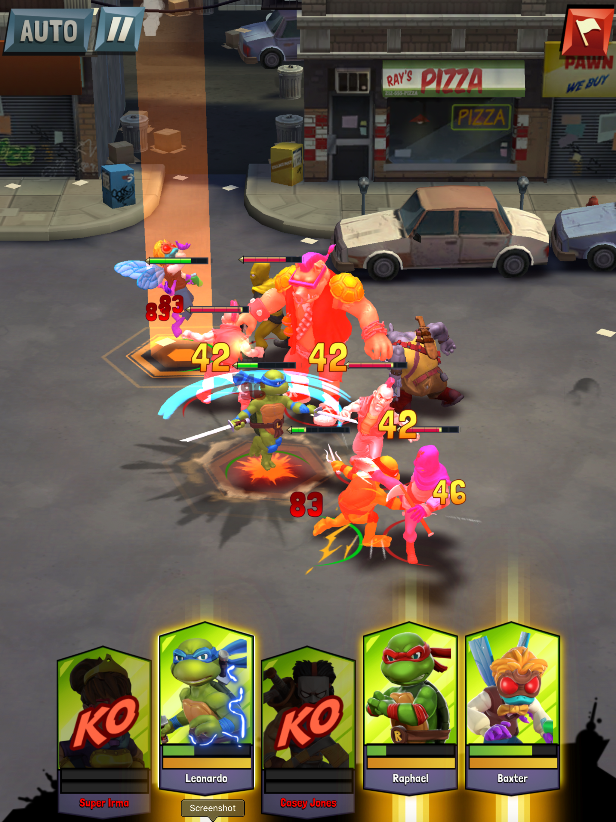 Captura de Tela do Jogo TMNT: Mutant Madness