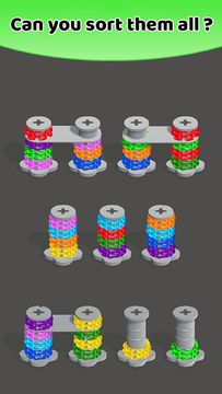 Chain Sort - puzzle Games ภาพหน้าจอเกม