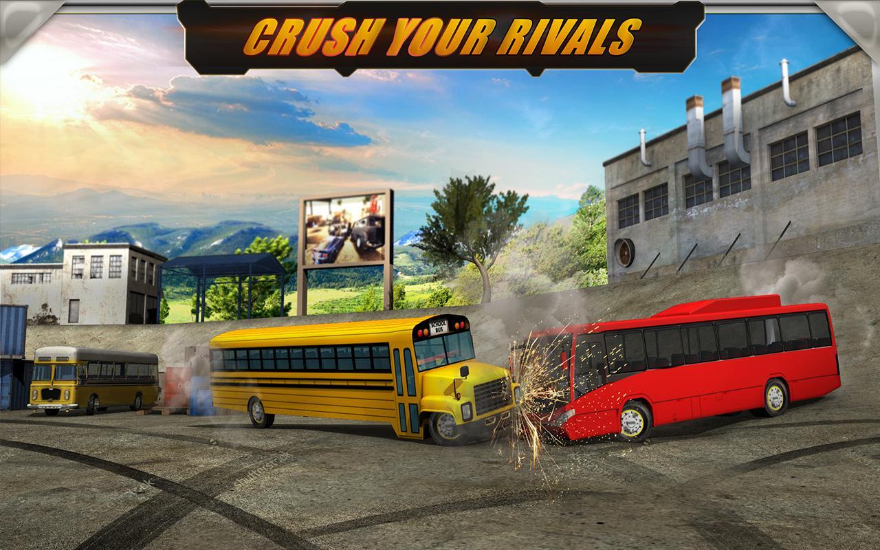 Demolition Derby: School Bus ゲームのスクリーンショット