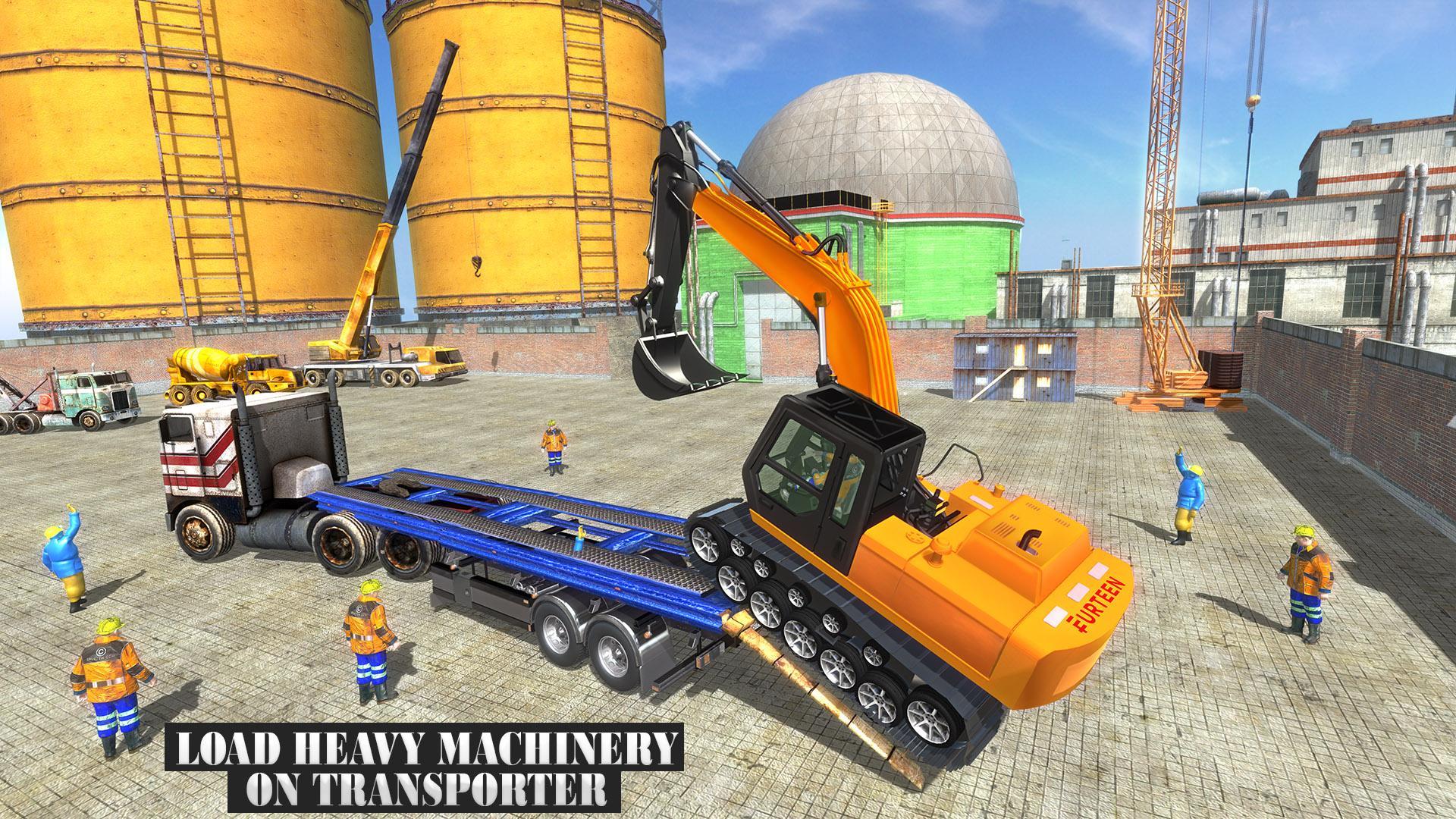 Construction Machines Transporter Cargo Truck Game Game Screenshot