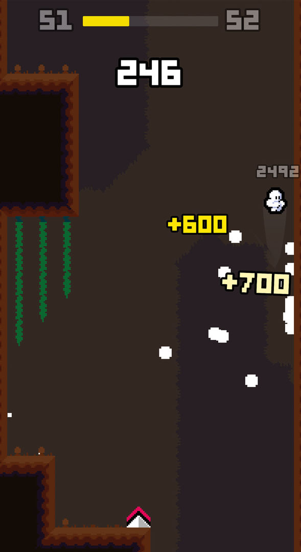 Screenshot of Jump Down Fast!
